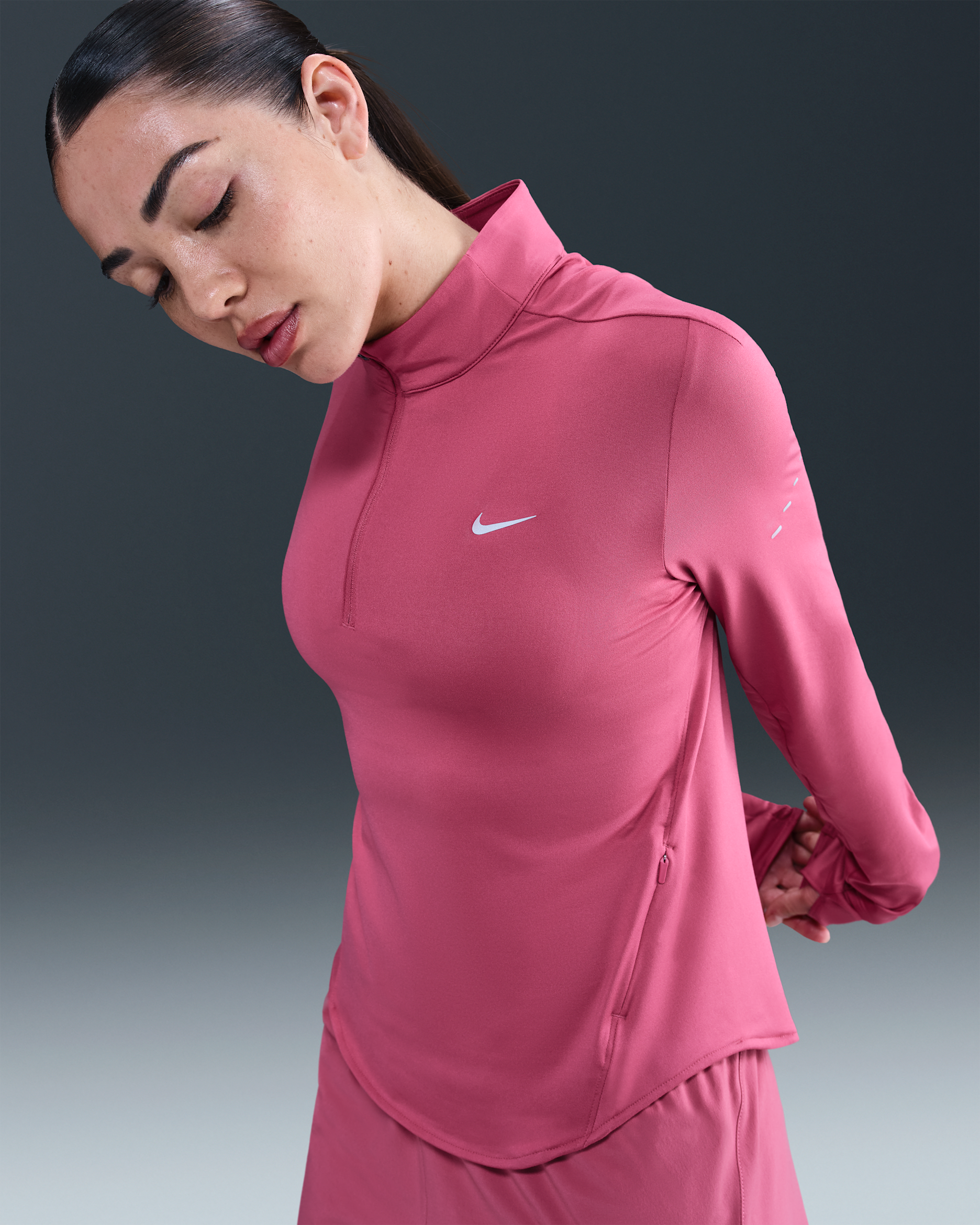 Nike Swift Women's Dri-FIT UV 1/4-Zip Running Top. Nike.com